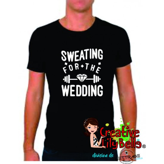 t-shirt sweating for wedding 4326